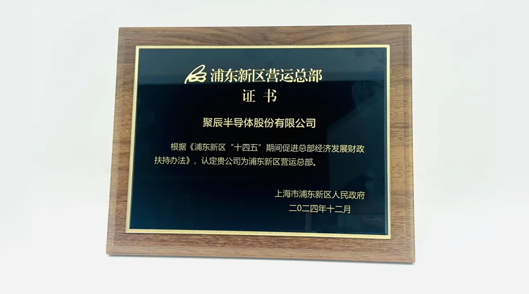 聚辰半導體榮獲“浦東新區運營總部”頒證